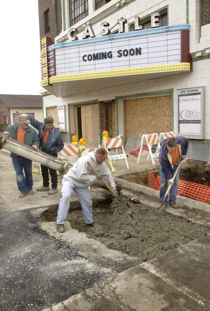 Road repairs on November 13, 2002